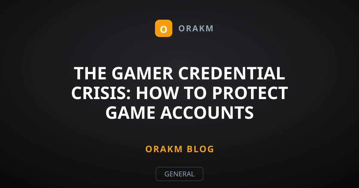The Gamer Credential Crisis: How to Protect Game Accounts